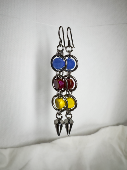 The Modernist Jester's Earrings