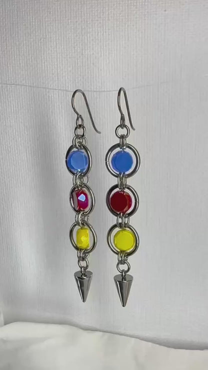 The Modernist Jester's Earrings